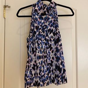 GENERATION LOVE ANIMAL PRINT HALTER TOP